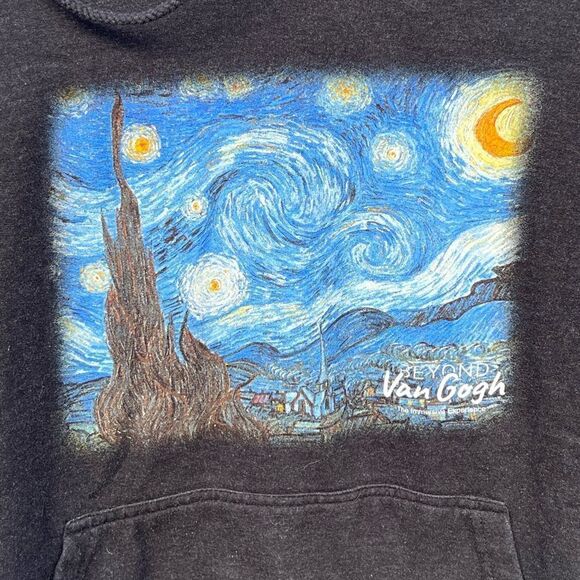 Justhoods Van Gogh sweatshirt. Good condition Size Medium - Picture 3 of 5